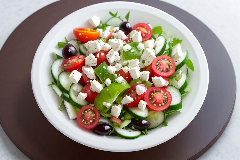 Easy Keto Recipes with Ingredients and Instructions - Keto-Friendly Greek Salad